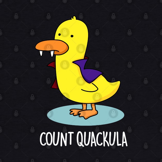 Count Duckula Cute Duck Pun by punnybone